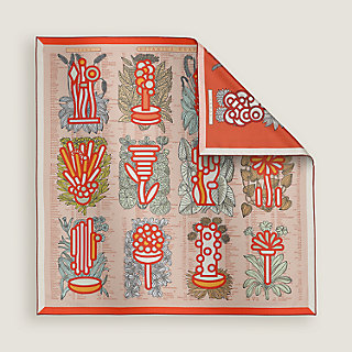 Botanica Grafica double face scarf 90 | Hermès USA